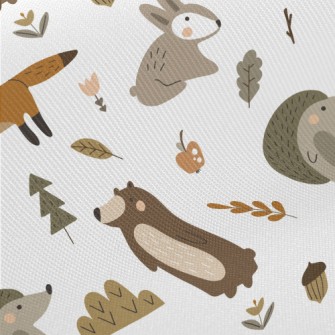 Cute Animals Living Together Twill