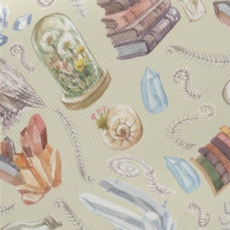 Owl Among Antiques Twill