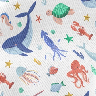 Happy Life In The Underwater W Standard Corduroy