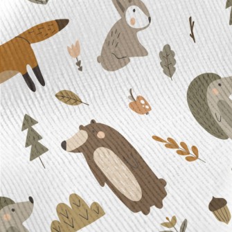 Cute Animals Living Together Standard Corduroy