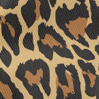 Fashionable Leopard Print Standard Corduroy