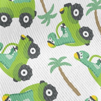 Cute Dinosaur Driving A Car Standard Corduroy