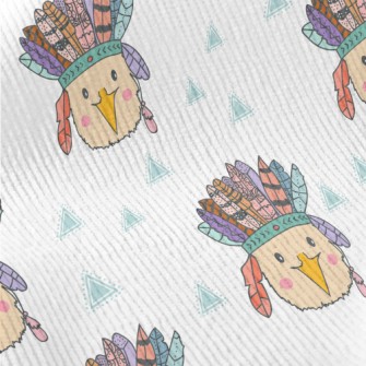 Bird Wearing Indian Chief Hat Standard Corduroy