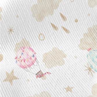 Colorful Hot Air Balloons In T Standard Corduroy