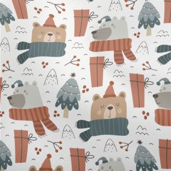 Happy Bear Ready For Christmas Dobby