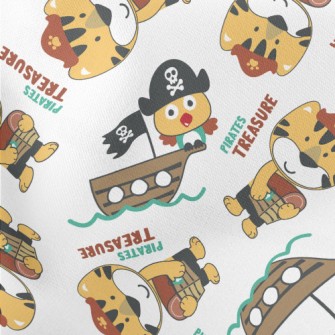 Pirate Animals On A Boat Stretch Ponte