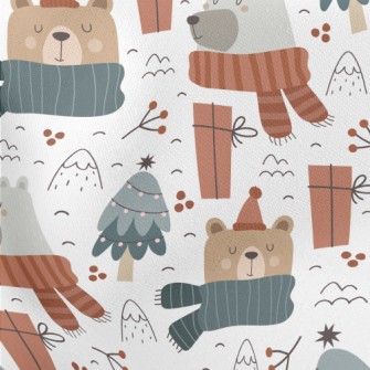 Happy Bear Ready For Christmas Stretch Ponte