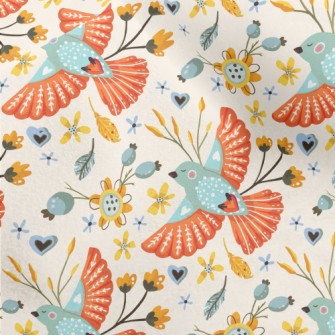 Graceful Bird Flying High Micro Fleece