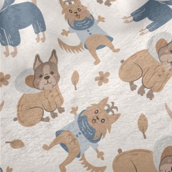 Dog Wearing Warm Clothes Minky