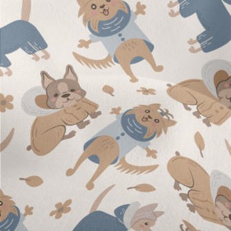 Dog Wearing Warm Clothes Lightweight Performance Linen