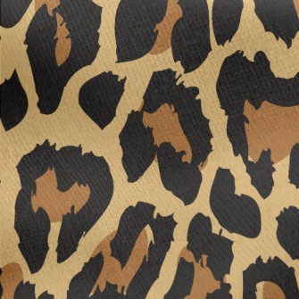 Fashionable Leopard Print Jersey Backed Fleece