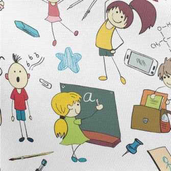 Students Who Study Hard Pongee