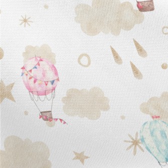 Colorful Hot Air Balloons In T Pongee