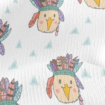 Bird Wearing Indian Chief Hat Stretch Jersey