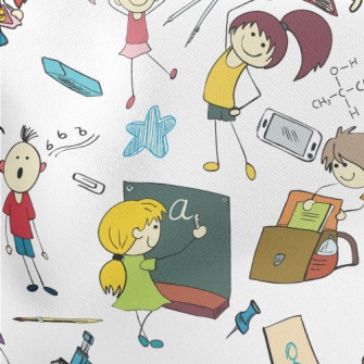 Students Who Study Hard Lightweight Cotton Poplin