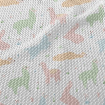 Mysterious South American Anim Birdseye Piqué