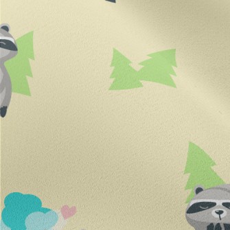 A Raccoon's Day In The For Chiffon