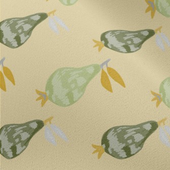 Hand-painted Unripe Gourd Chiffon