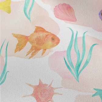 Beautiful Colorful Aquarium Chiffon