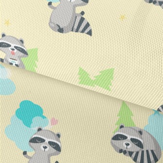 A Raccoon's Day In The For Waterproof Oxford