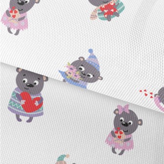 The Little Bears Send Each Oth Waterproof Oxford