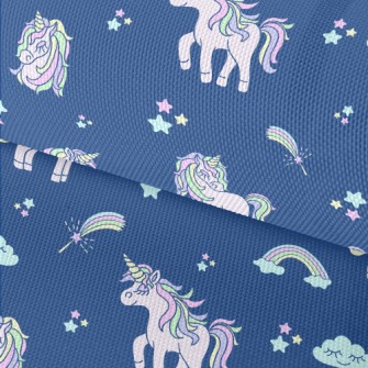Pink Unicorn With Closed Eyes Waterproof Oxford