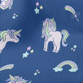 Pink Unicorn With Closed Eyes Terry