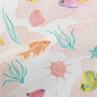 Beautiful Colorful Aquarium Performance Linen