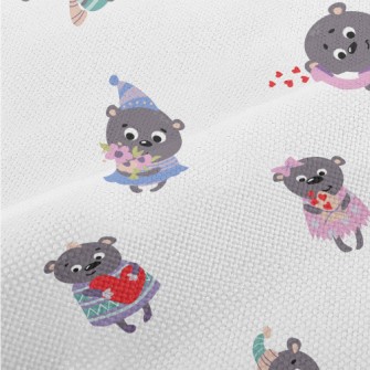 The Little Bears Send Each Oth Performance Linen