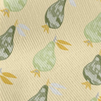 Hand-painted Unripe Gourd Standard Corduroy