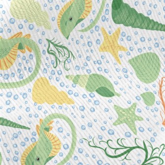 Stingray And Shells In The Sea Standard Corduroy