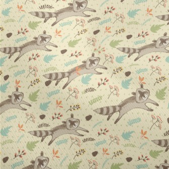 Happy Raccoon Running Dobby