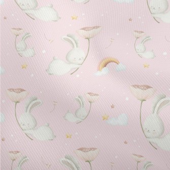 Flying Rabbit Holding Flowers Dobby