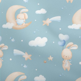 Rabbit Sitting On The Moon Dobby