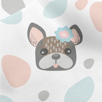 Expressionless Bulldog Micro Fleece