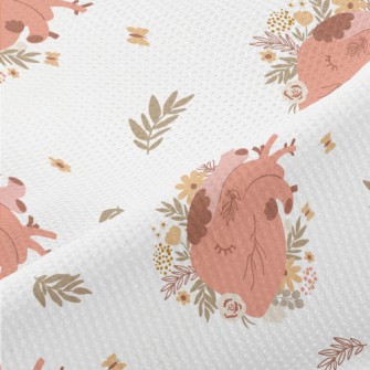 Flowers Wrapped Around The Hea Piqué