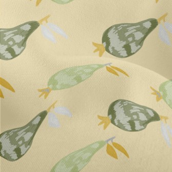 Hand-painted Unripe Gourd Lightweight Performance Linen