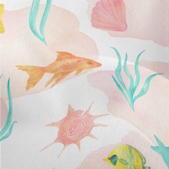 Beautiful Colorful Aquarium Lightweight Performance Linen