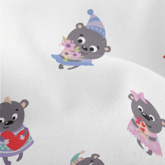 The Little Bears Send Each Oth Lightweight Performance Linen
