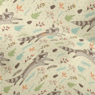 Happy Raccoon Running Lightweight Performance Linen