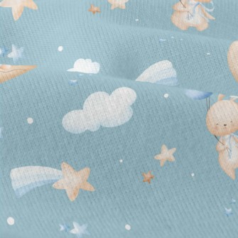 Rabbit Sitting On The Moon Modern Jersey