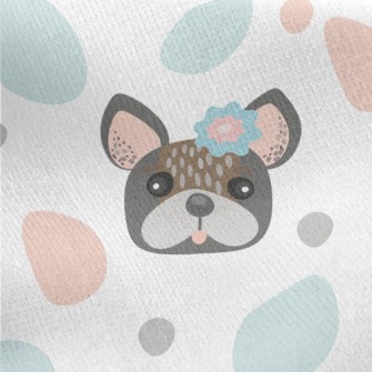 Expressionless Bulldog Jersey Backed Fleece