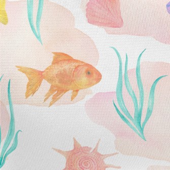 Beautiful Colorful Aquarium Pongee