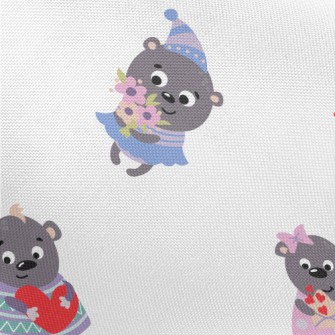 The Little Bears Send Each Oth Pongee