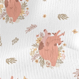 Flowers Wrapped Around The Hea Stretch Jersey