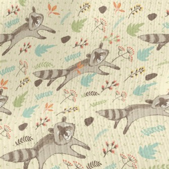 Happy Raccoon Running Stretch Jersey