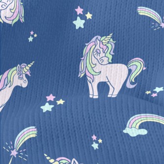 Pink Unicorn With Closed Eyes Stretch Jersey