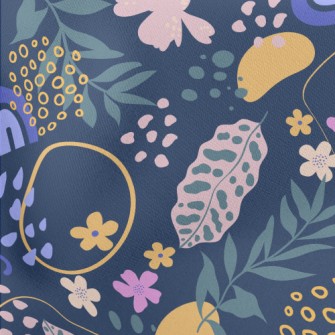 Colorful Fantasy Tropical Plan Lightweight Cotton Poplin