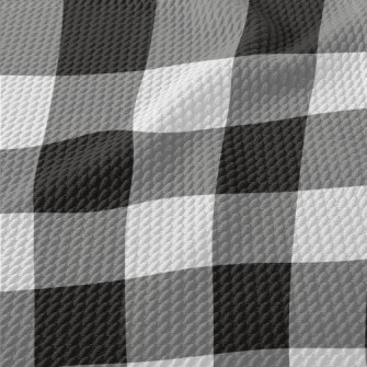 Classic Grey Check Birdseye Piqué