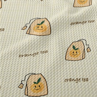 Orange Tea Bags Birdseye Piqué